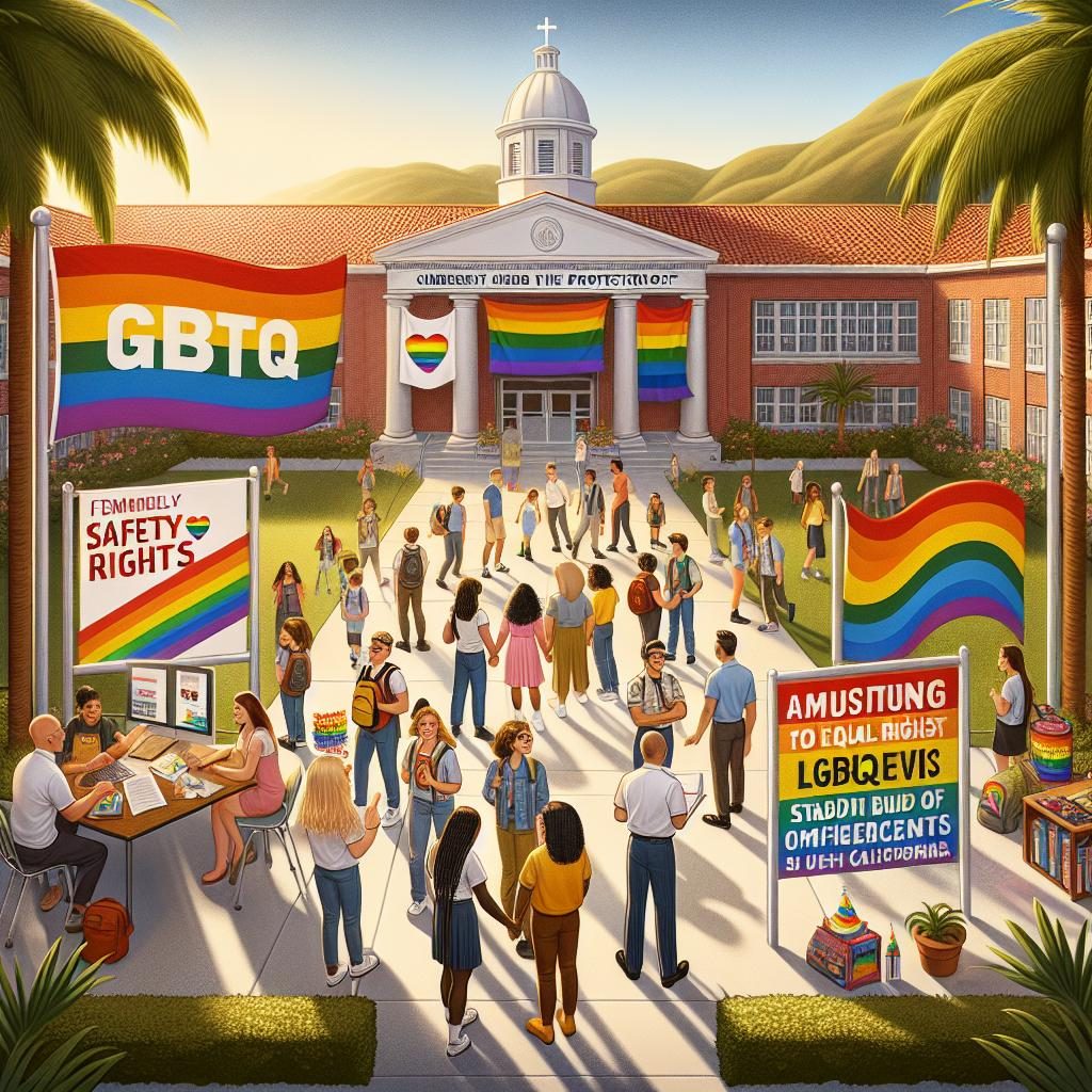 California LGBTQ+ school protection.