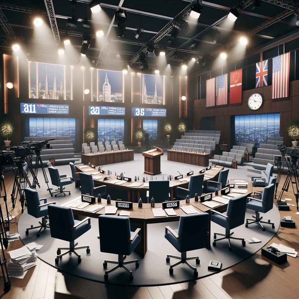 Political debate preparation room