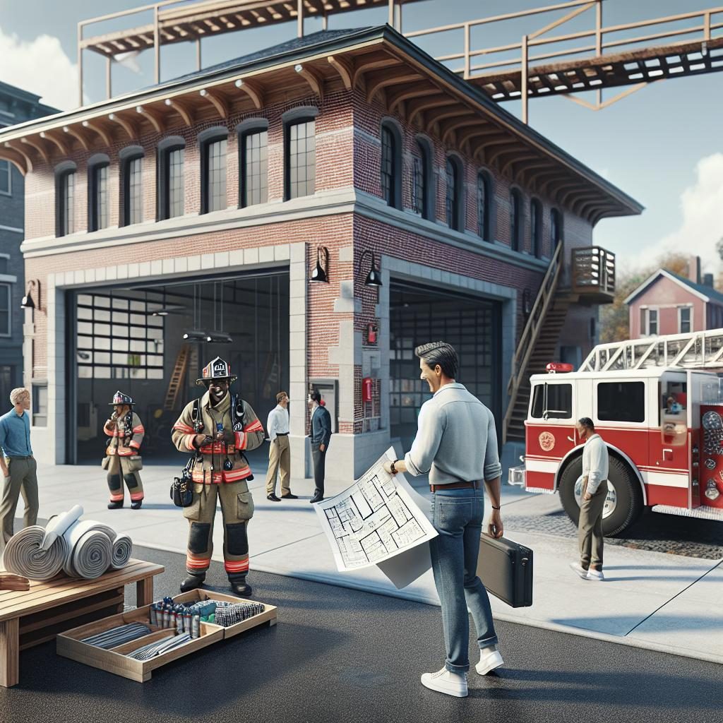 "Renovated old fire hall"