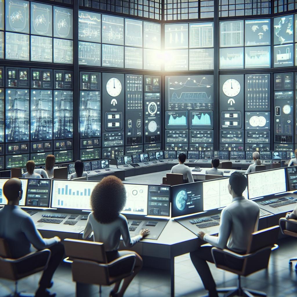 "Power grid control room"