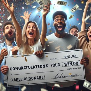 Celebrating $1 Million Win