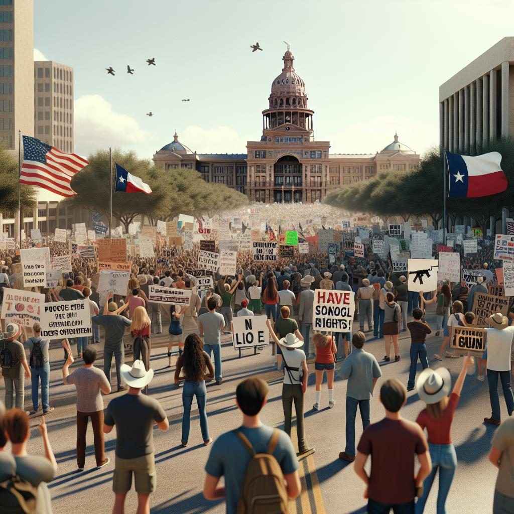 Texas gun rights protest