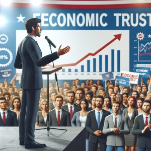 "Presidential candidate economic trust"