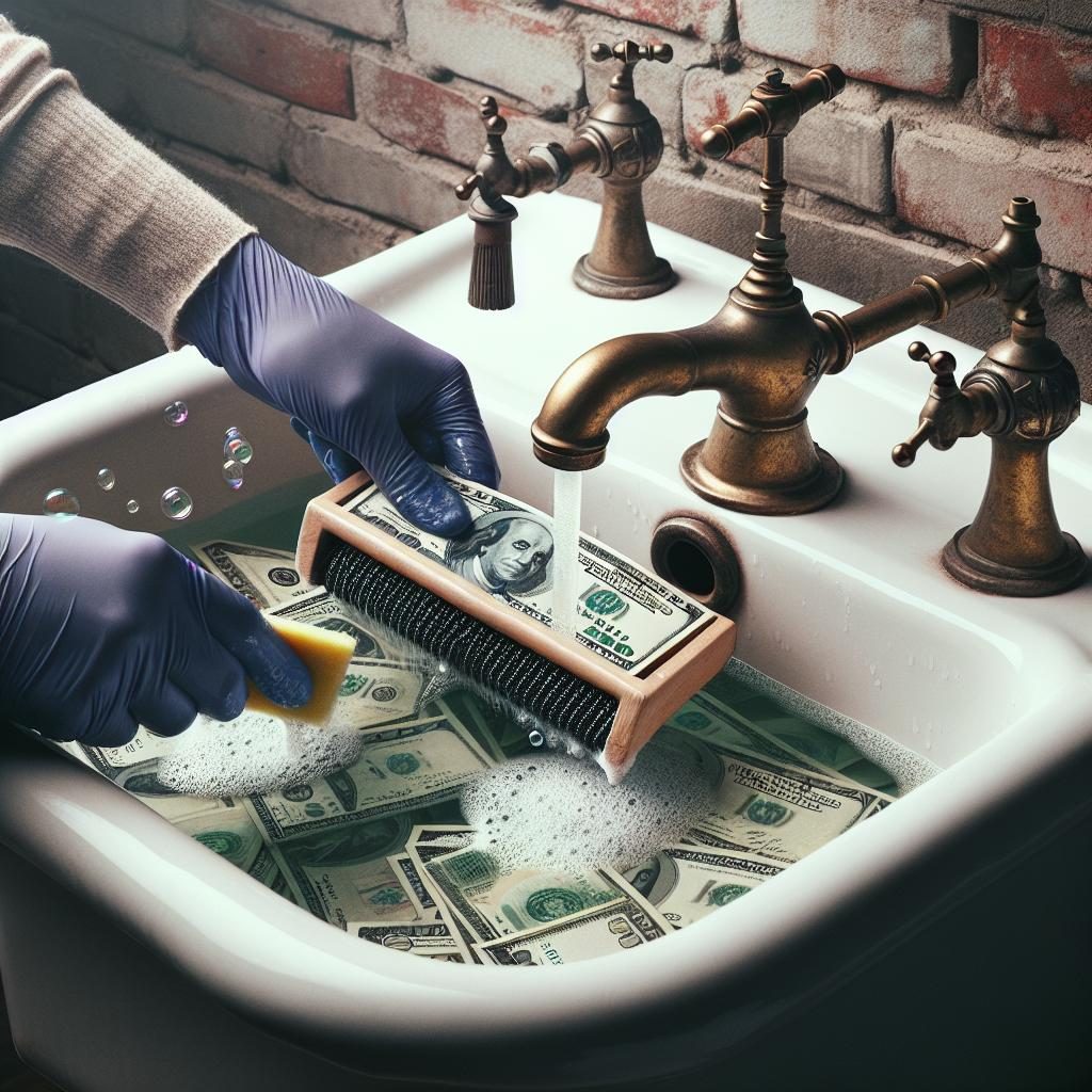 "Money laundering concept image"