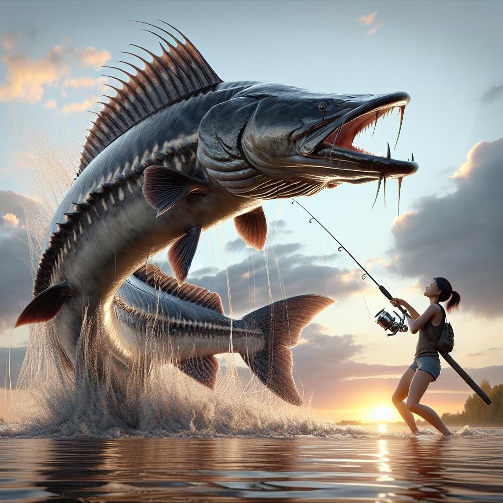 Monster Sturgeon Catch