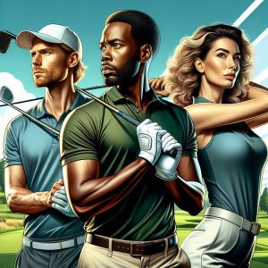 Celebrity golf tournament promo.