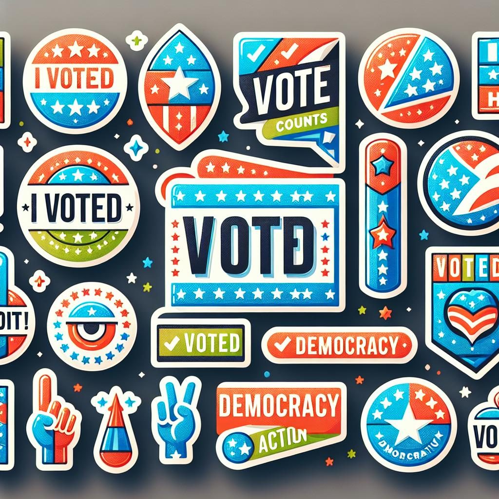 Creative Voting Stickers