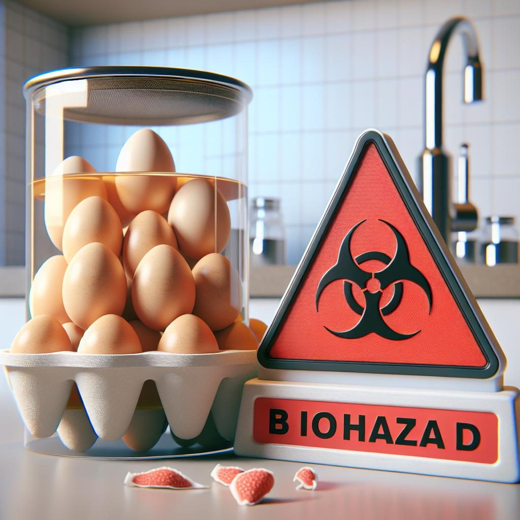 Contaminated eggs warning