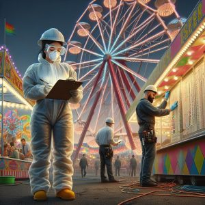 "Carnival safety inspection concept"