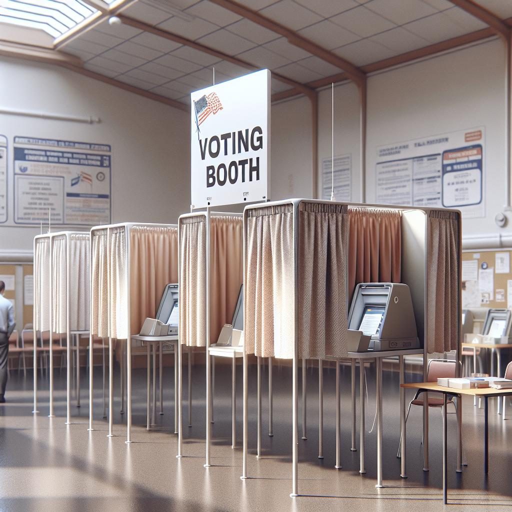 Voting Booths Setup