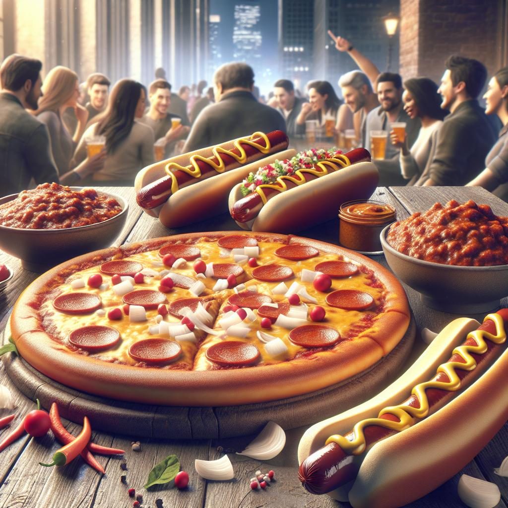 Pizza and Coney Dogs