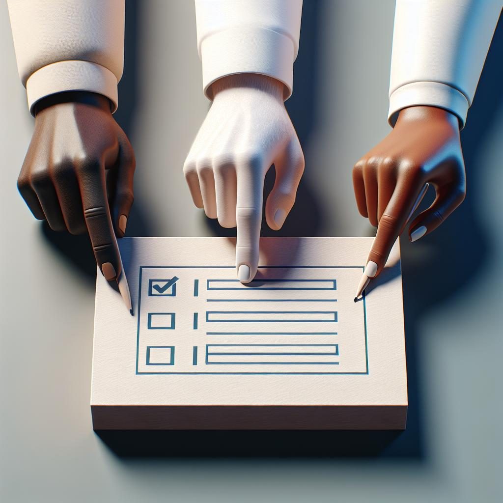 Election Ballot Focus