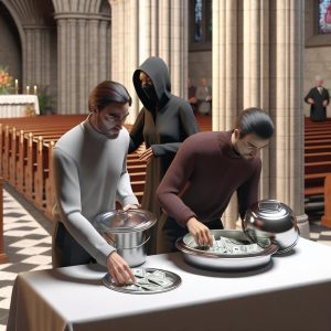 Church collection plate theft