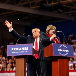 Trump and Harris Hold Competing Rallies in Michigan as Election Season Heats Up