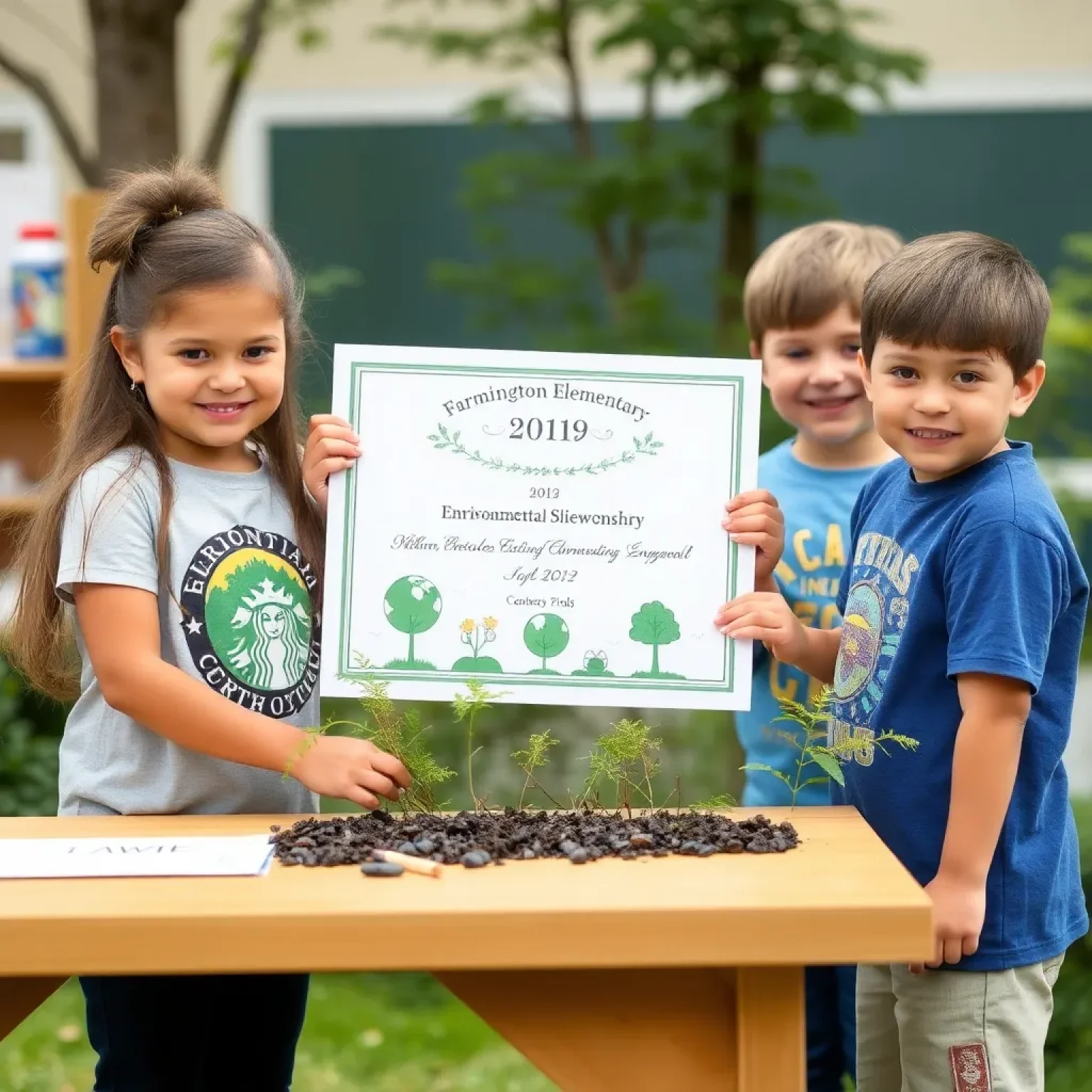 Farmington Elementary Class Earns Prestigious Award for Environmental Stewardship and Community Engagement