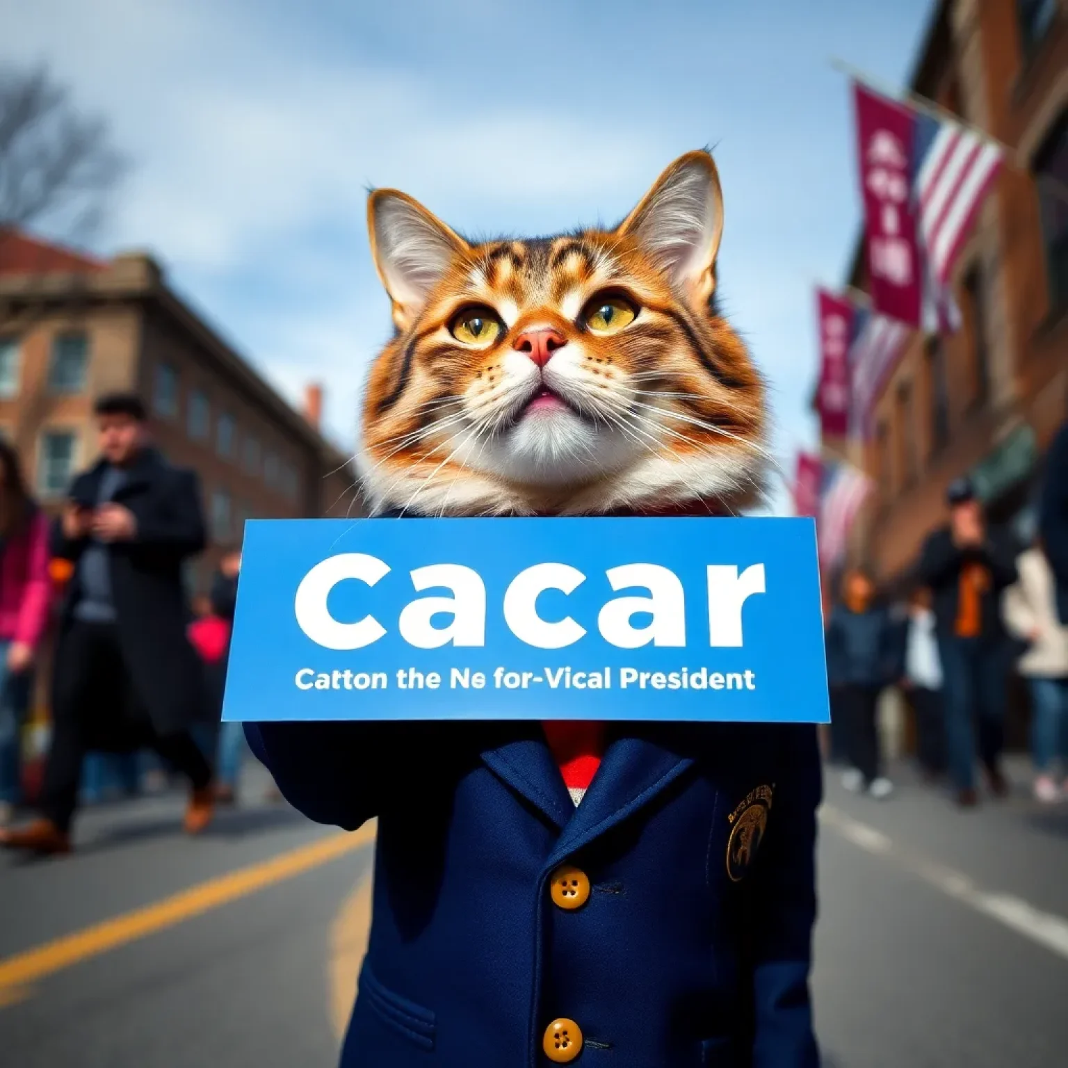 Canton's Oscar the Cat Runs for Vice President to Promote Pet Adoption