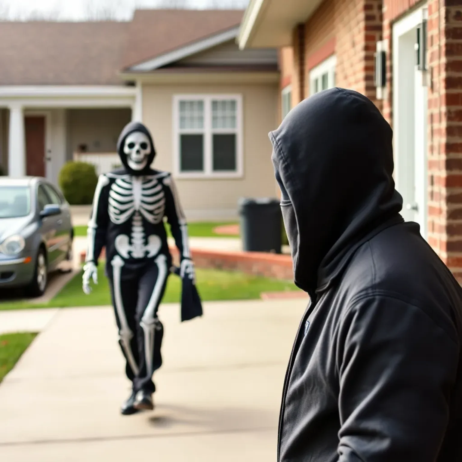 Wayne County Residents Shocked by Masked Robbery Spree Involving Skeleton and Clown Masks