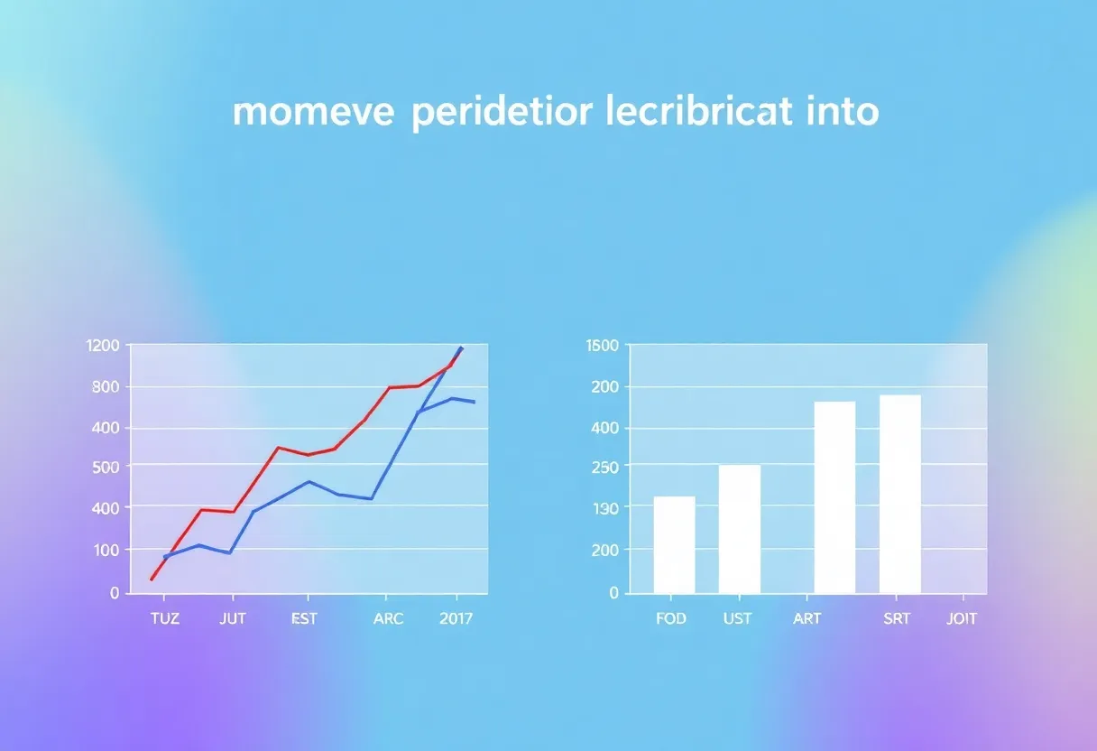 Two graphs comparing marketing performance metrics side by side.