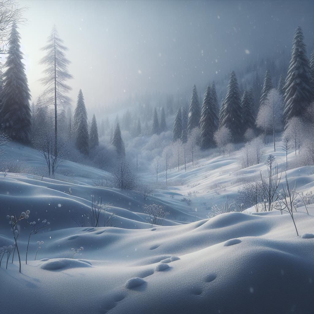 Snowy Winter Landscape