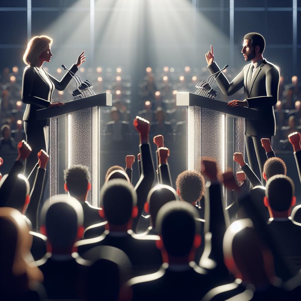 Political Debate Illustration