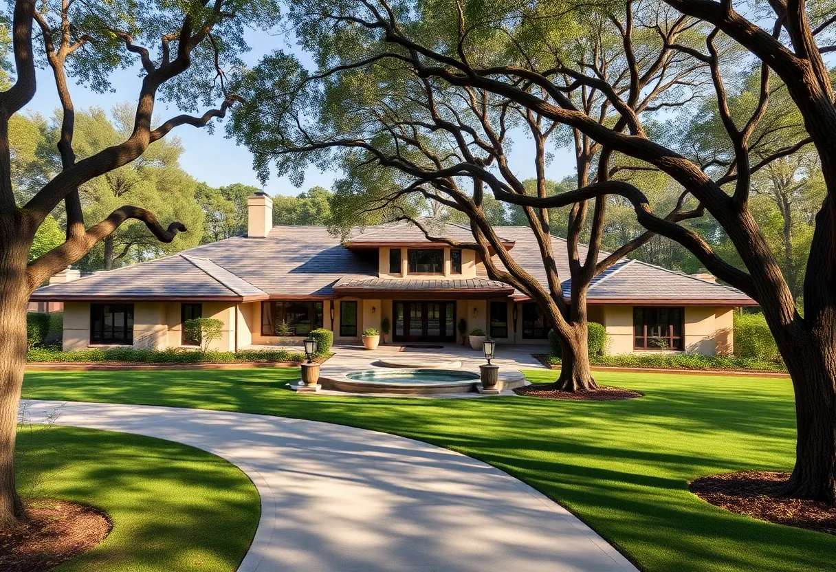 Gated luxury community in Novi inspired by Frank Lloyd Wright