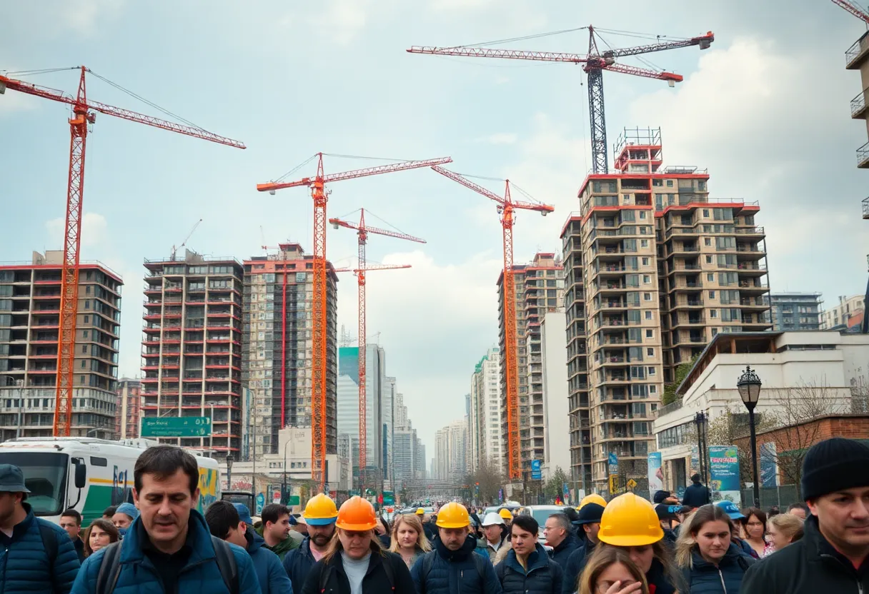 Construction site in Novi Sad causing disruption