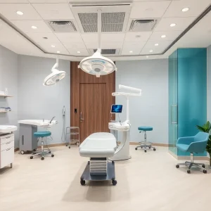 Interior view of Star Plastic Surgery clinic with modern equipment