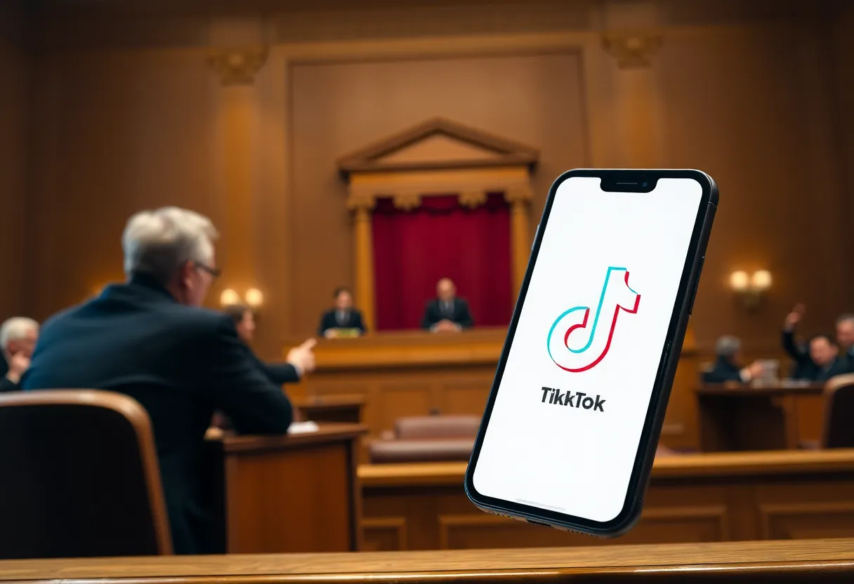 Supreme Court hearing regarding TikTok's future