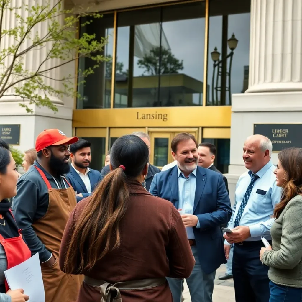 Workers and business owners gather in Lansing to discuss minimum wage changes